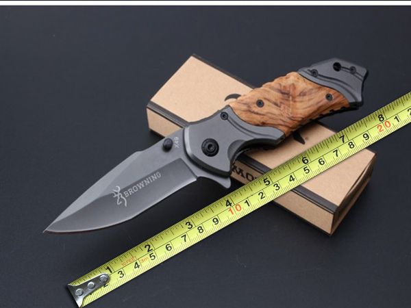 

201511 China Browning X49 knife Fast-open folding knife Best gift EDC collection Camping knives B619J
