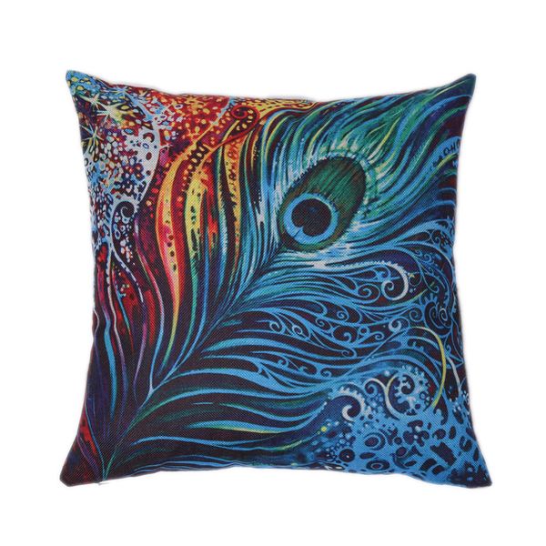 

wholesale-retro vintage print pillow cases linen blend pillowcase home bed room decorative pillow case throw body pillow bed home textile