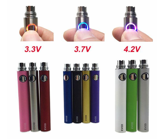 

EVOD аккумулятор 650mah 900mah 1100mah для Ecigarette MT3 CE4 CE5 испаритель распылитель бак vape ручки электронные сигареты E сигареты
