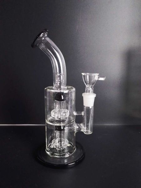 D: 6CM, H: 26cm Nuove pipe ad acqua in vetro che fumano bong vendita calda bong percolatore con braccio in vetro