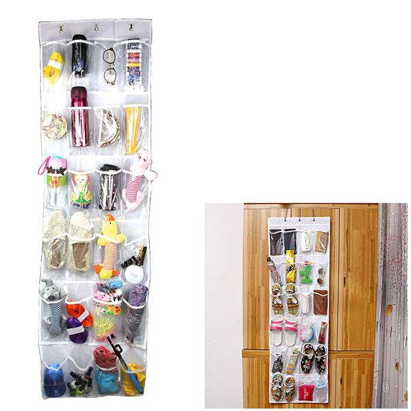 Grosshandel 22 Taschen Transparenter Hangender Wandschrank Faltbare