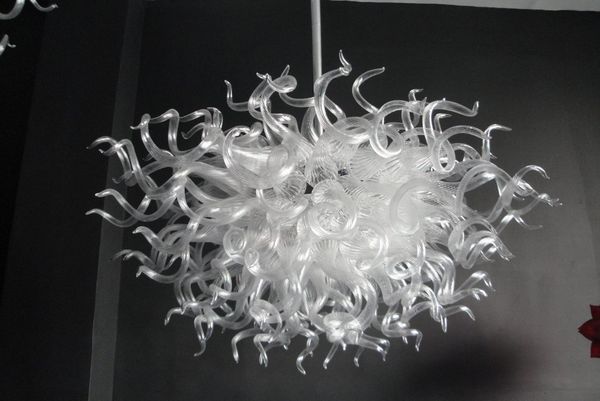 

led source 100% hand blown borosilicate glass dale chihuly murano art selling clear glass chandelier