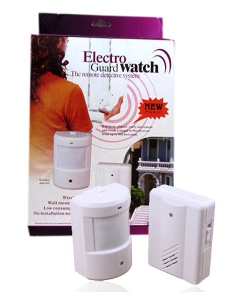 

Новейший электро-охранник Watch Motion Sensor Alarm Door Bell Беспроводной инфракрасный охранны