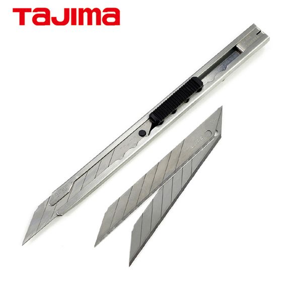 Coltello giapponese da 9 mm Jajima Coltello in acciaio inossidabile a 30 gradi con lama retrattile in 3 pezzi per rivestimento auto LC-390