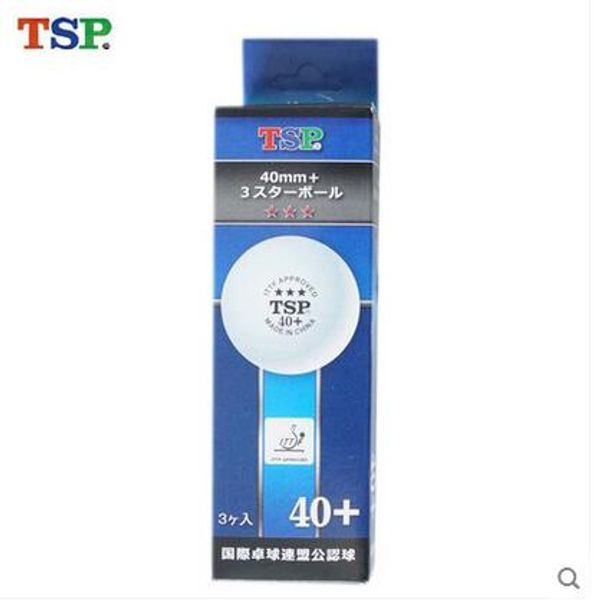 

wholesale- original tsp 3pcs/lot new material table tennis ball 40+ 3 stars professional table tennis racquet sports