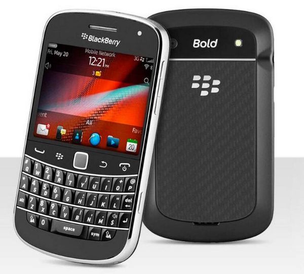 

Оригинал Blackberry Bold Touch 9900 Сотовые телефоны AZERTY QWERTY 2.8 дюймов WiFi GPS 5.0MP камера отремонтирована смартфон