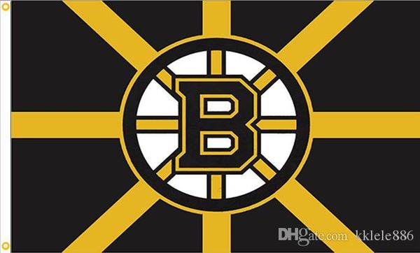 

Бостон Брюинз флаг 90 х 150 см полиэстер спортивный хоккей звезды и полосы баннер