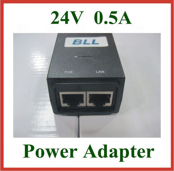 

20pcs 24v 0.5a charger rj45 connector poe power over ethernet power supply adapter