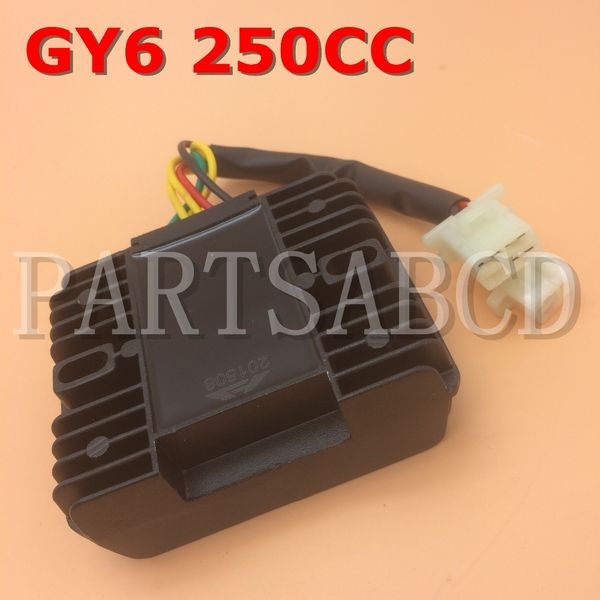 

опово partsabcd gy6 250cc 250 atv quad go kart rectifier voltage regulator