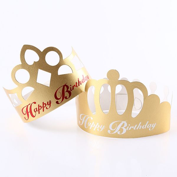 

праздничная вечеринка шляпы день рождения поставляет новый дизайн бумаги золотая корона одноразовые колпачок epacket бесплатная доставка