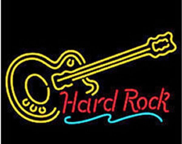 

Hard rock guitar neon ign hand crafted commercial cu tom tore di play real gla tube beer bar di co ktv club neon ign 24 quot x20 quot