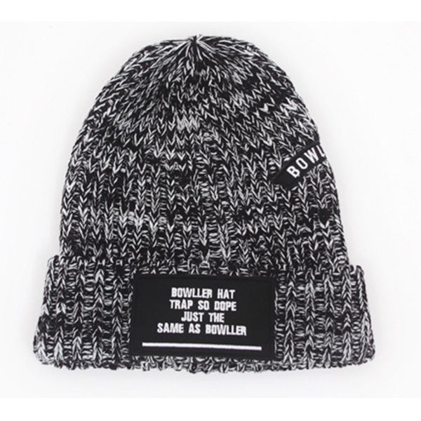

wholesale-2015 autumn winter brand new fashion wool thicken warm beanie cap in winter womens knitted hats mens beanies 2 colors, Blue;gray