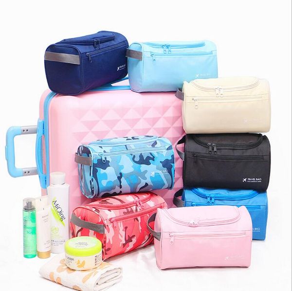 

cosmetic bags women and men large waterproof makeup bag nylon travel bag organizer necessaries make up wash toiletry bag dhl ing