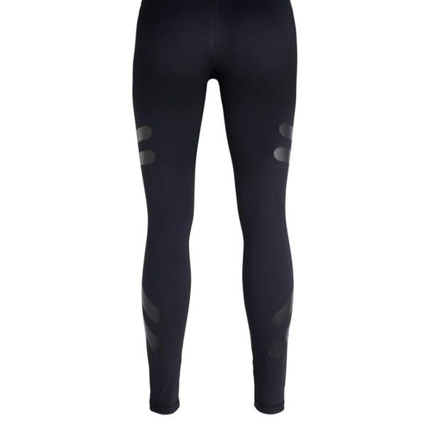 

fall student housewife female fashion slim yoga color stripe leggings trousers pants lwdk23 wr, Black