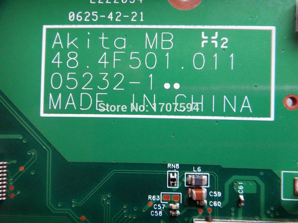 for HP 417036-001 Motherboard DV2000 Laptop Intel HD 48.4F501.011 05232-1