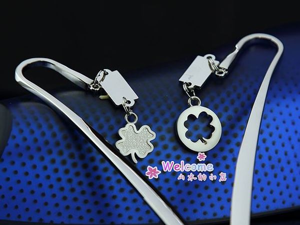 

new four leaf clover ect 12 designs metal bookmark lovers wholesale party wedding supplier