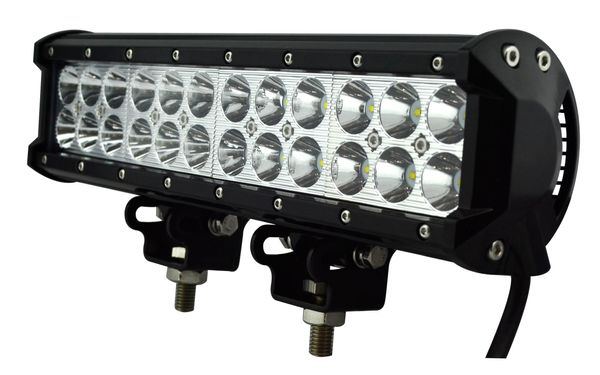 Livraison gratuite 13.5 pouces 72W LED barre lumineuse hors route vtt bateau camion UTV Jeep Train conduite barres lumineuses de travail