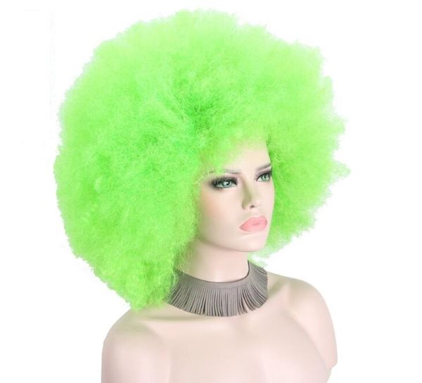 

Хэллоуин Рождество взрывной парик головы Дискотека пушистые футбольные фанаты п