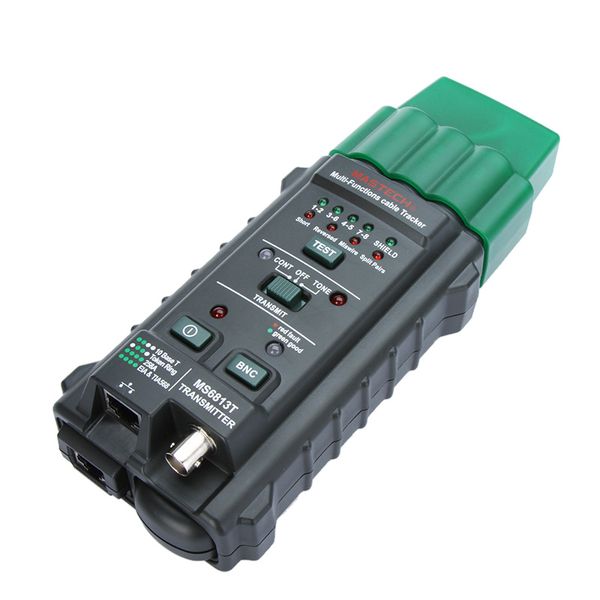 Freeshipping Multifuncional Handheld Rede Cable Tester Detector de Linha Telefônica Fio Rastreador BNC RJ45 RJ11