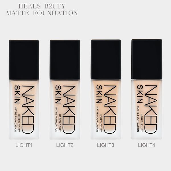 

makeup matte liquid foundation oil-nake brighten foundation long lasting waterproof concealer natural foundaton maquillage 30ml