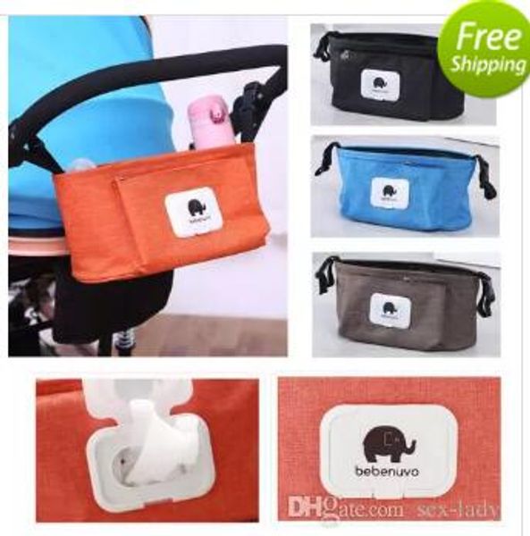 Alta Qualidade Moda Multifuncional Pram Stroller Bebê Stroller Armazenamento Cup Garrafa Garrafa Organizador Organizador Mummy Bag Stroller Acessórios