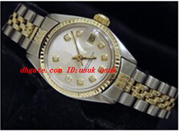 

роскошные наручные часы brand new ladies 14k золото / нержавеющая сталь автоматические механические спортивные часы модные женские наручные, Slivery;brown