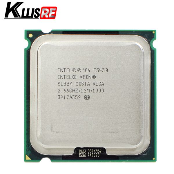 INTEL XEON E5430 2.66 GHz 12 M 1333 Mhz CPU İşlemci LGA775 anakartında çalışır