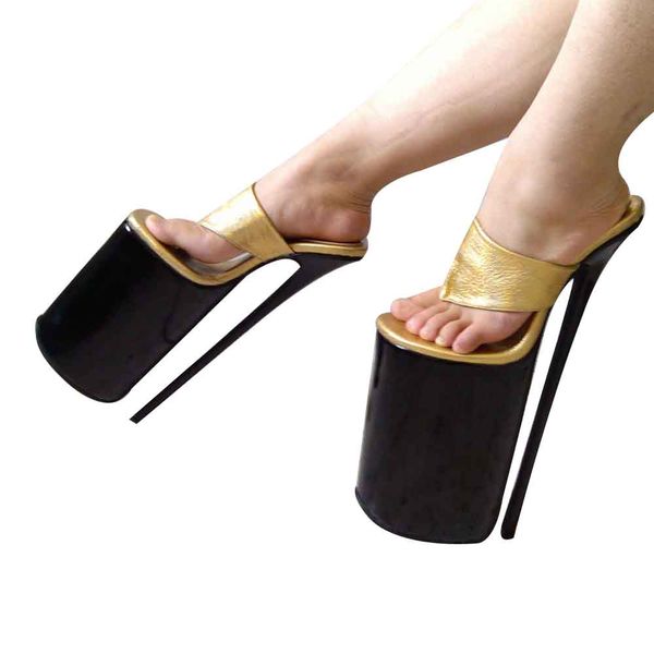 30CM Fersenhöhe reizvolles echtes Leder-runde Zehe-Stilett-Absatzsandelholze Party-Schuhe US-Größe 5-14 NO.y3008