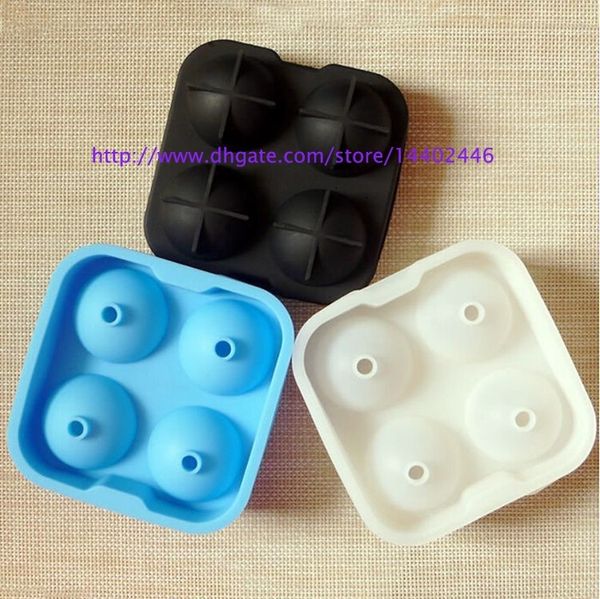 Spedizione gratuita 200set Ice Cube Ball Drinking Wine Vassoio Brick Round Maker Mold Sfera Mold Party Bar Silicone