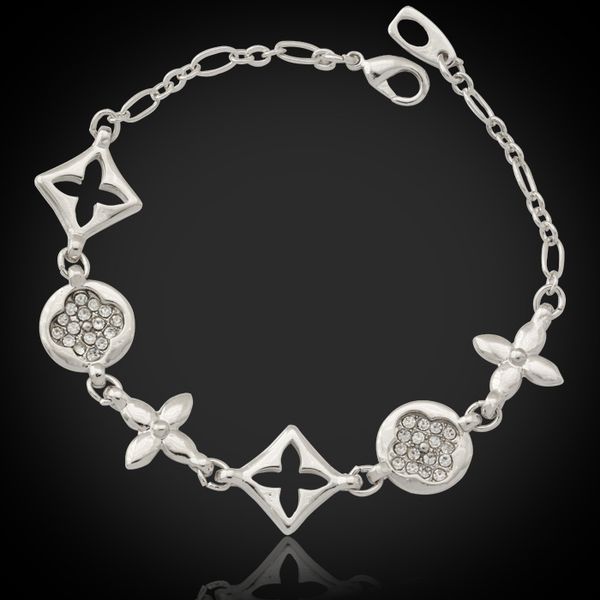 

Европейский бренд необычные письмо браслет 18K реального позолоченные браслеты с