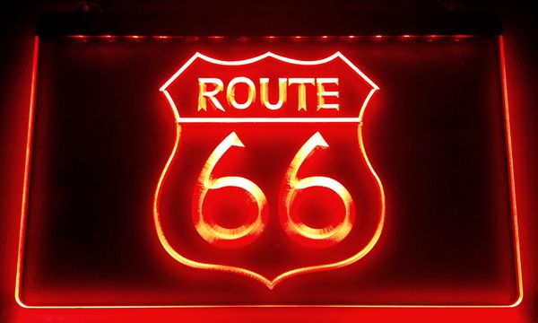 

LS010 Historic Route 66 Мать-роуд LED неоновой Wall Light Вход