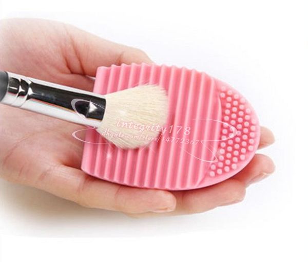 

dhl brushegg pro egg cleaning glove cleaning makeup washing brush silica glove scrubber board cosmetic clean tools brush cleaner