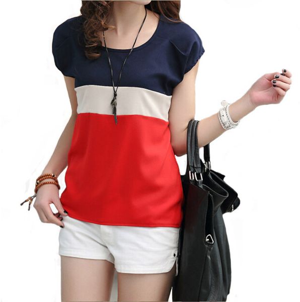 

2015 весна новый цвет заклинание шифон взрыв модели большой размер женщин лето с ко