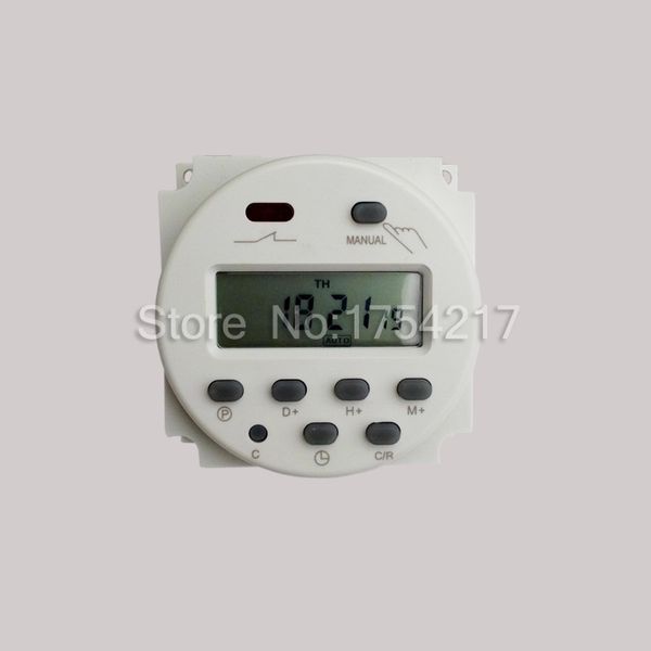 5 Stücke AC 220 V Digital LCD Power Programmierbare Timer Zeitschaltuhr Relais CN101A