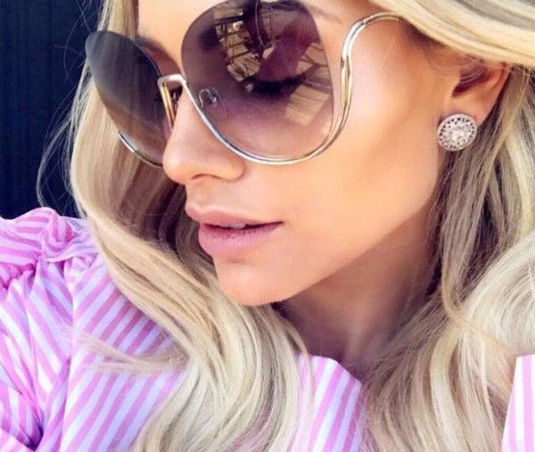 

2018 ladies' frame glasses, women's metal half frame sunglasses, designer brands' fashion transparency, sunglasses, women&#03, White;black