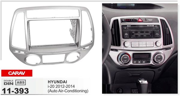 dash kit face plate radio mount install facia Fascia for Hyundai i-20 i20 2014