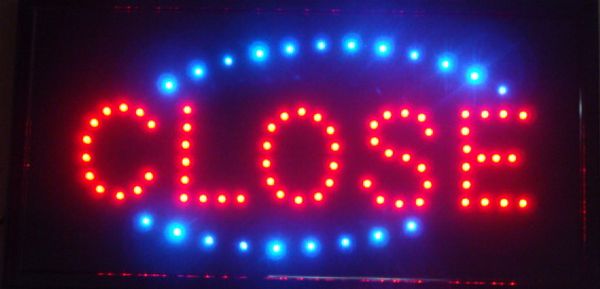 Kundenspezifische LED Close Signs Neon Close Signs Neon Close Sign Lights Semioutdoor Größe 48cm25cm frei