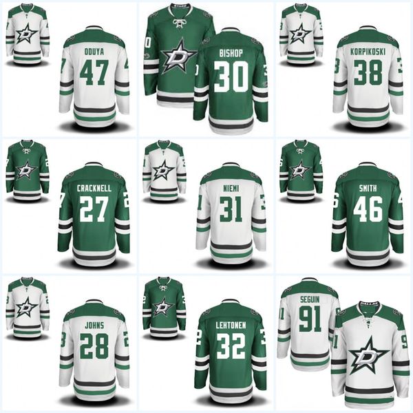 

Dallas Stars Jerseys 25 Brett Ritchie 27 Adam Cracknell 28 Stephen Johns 31 Antti Niemi 32 Kari Lehtonen 38 Lauri Korpikoski Hockey Jerseys