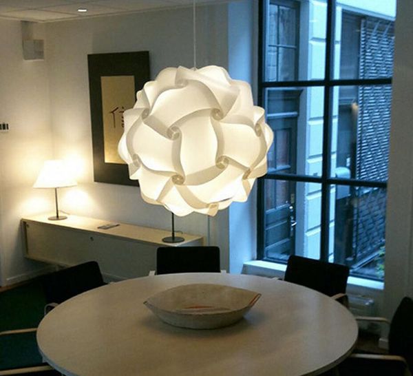 2018 Contemporary Chandelier Shade Modern Iq Light Diy Jigsaw Puzzle Contemporary Chandelier Shade Modern Iq Light Diy Jigsaw Puzzle Lamp Hanging Ceiling Lighting Cover For Xmas
