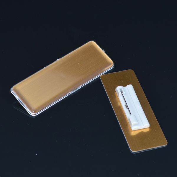 

wholesale-pin name tags reusable badges with lens cover