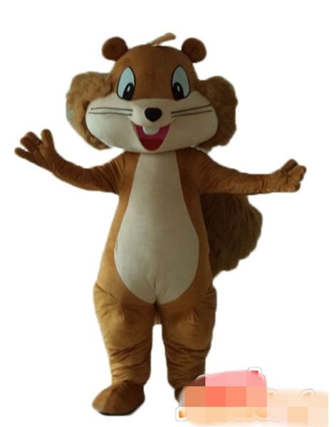 

custom squirrel mascot costume ing, Red;yellow