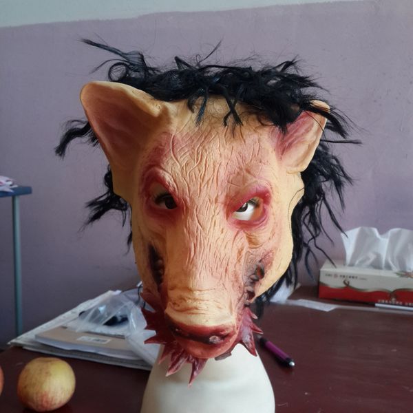 

gn m003 pig mask men mask frightening scence mask cosplay mask costume mask scared mask