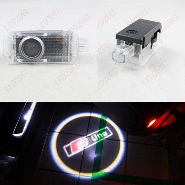 

Cree лазер LED дверь любезно проектор логотип призрак тень свет для AUDI Audi S-line Sline S4 S6 R8