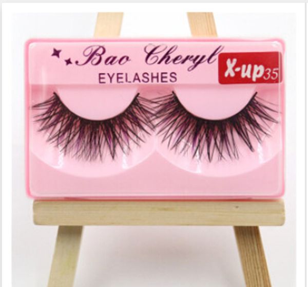 

wholesale-x-up35/100%supernatural lifelike handmade false eyelash 3d strip mink lashes thick fake faux eyelashes makeup beauty