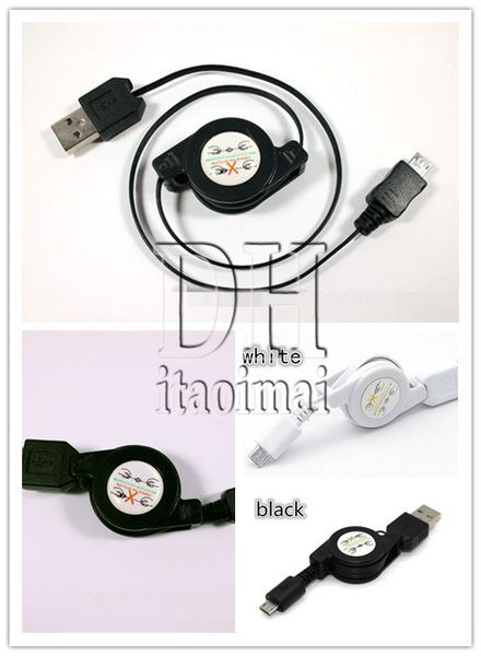 

stretch cable tensile charging cable for samsung galaxy s3 s4 i9100 htc retractable micro usb flexible charger cable dhl