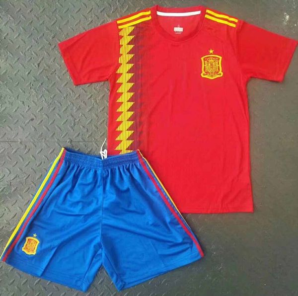 

2018 pain occer jer ey 17 18 men pain kit home morata i co a en io ramo a inie ta football hirt