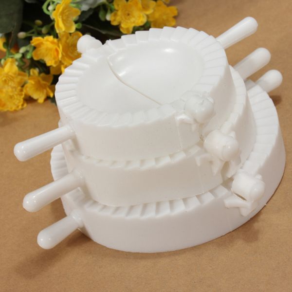 

wholesale- new 3pcs dumpling mold pierogi turnover ravioli empanada dough press mould maker selling