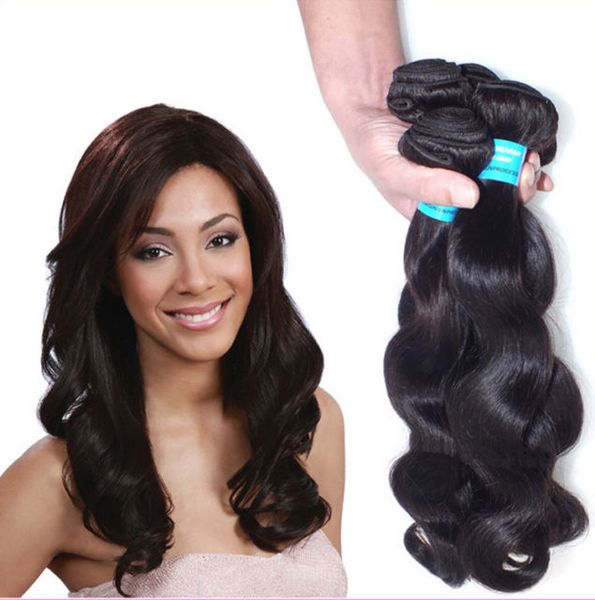 Natural Luster Indonesian Virgin Ocean Wavy Hair Weaving Bundles