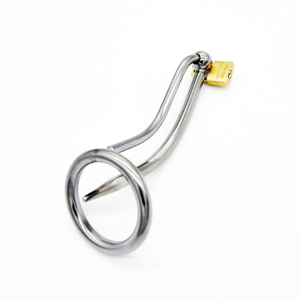 

fetish chastity gay stainless steel device cage toy bondage wholesale -male products a059 qutcu