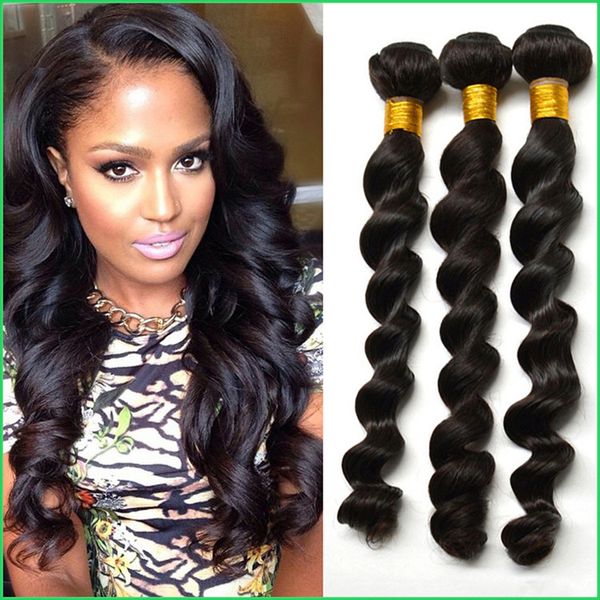 Peruvian Virgin Loose Wave Hair Extensions 8 30 Loose Curly Wavy